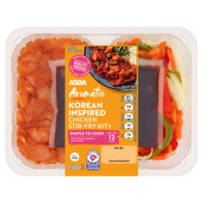 ASDA Aromatic Korean Inspired Chicken Stir-Fry Kit 650g