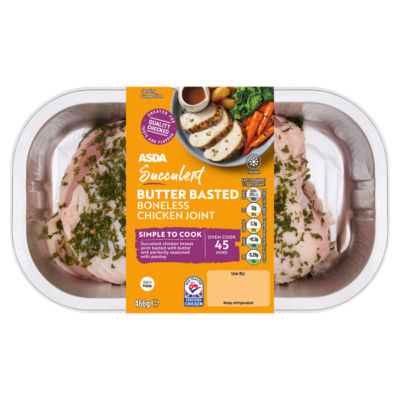 ASDA Succulent Butter Basted Boneless Chicken Joint 466g