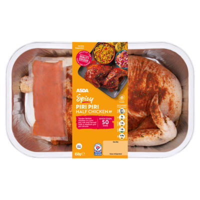 ASDA Spicy Piri Piri Half Chicken 650g