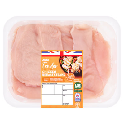 ASDA Tender Chicken Breast Steaks 500g