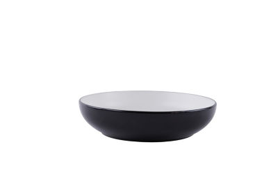 George Home Black Two Tone Pasta Bowl