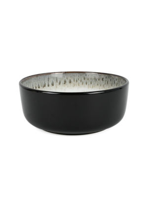 George Home Black Reactive Glaze Cereal Bowl