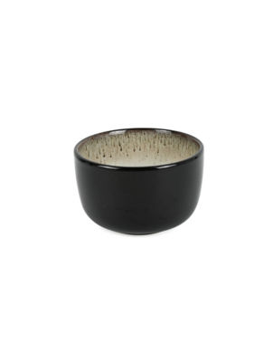 George Home Black Reactive Glaze Nibble Bowl