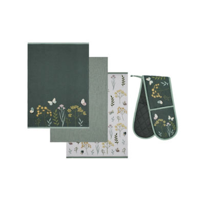 George Home Butterfly Meadow Tea Towel & Oven Glove Set