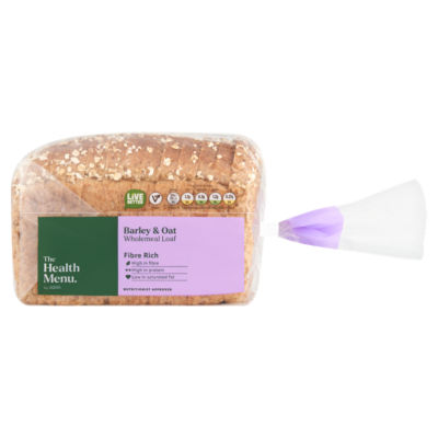 The Health Menu by ASDA Barley & Oat Wholemeal Loaf 470g