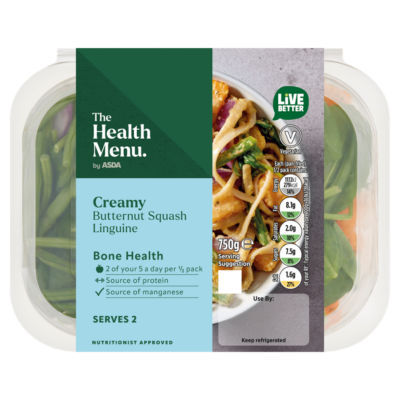 The Health Menu by ASDA Creamy Butternut Squash Linguine 750g