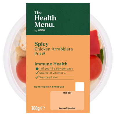 The Health Menu by ASDA Spicy Chicken Arrabbiata Pot 300g