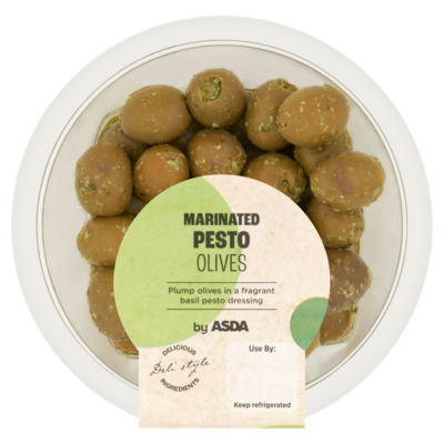 ASDA Marinated Pesto Olives 150g