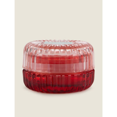 George Home Ribbed Macaron Glass Candle