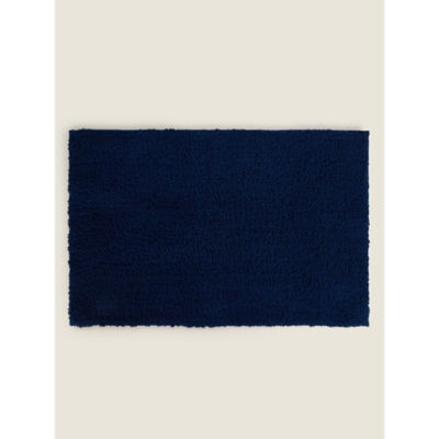 George Home Navy Super Soft Bath Mat