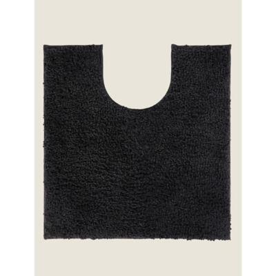 George Home Dark Grey Super Soft Cotton Pedestal Mat