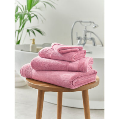 George Home Pink Egyptian Cotton Bath Towel