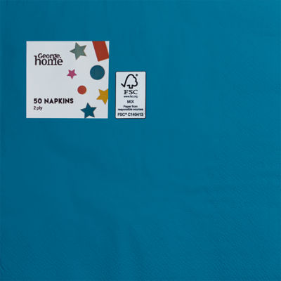 George Home Blue Napkins