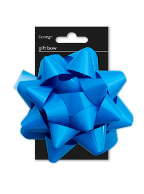 George Giant Blue Gift Bow