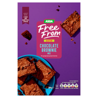 ASDA Free From Chocolate Brownie Mix 284g - HelloSupermarket