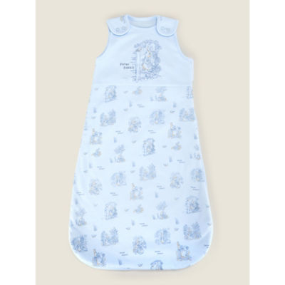 Peter Rabbit Blue Cotton Sleep Bag 1 Tog