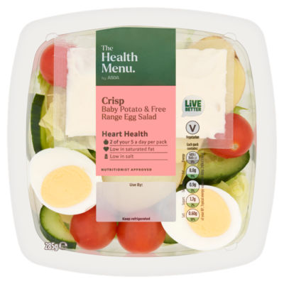 The Health Menu by ASDA Potato & Free Range Egg Salad 285g