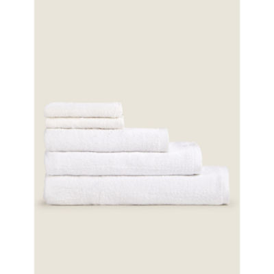 George Home White 100% Cotton Bath Towel