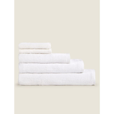 George Home White 100% Cotton Bath Sheet