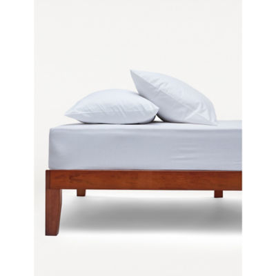 George Home White Deep Fitted Sheet - Single