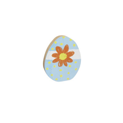 George Easter Wooden Egg Decoration