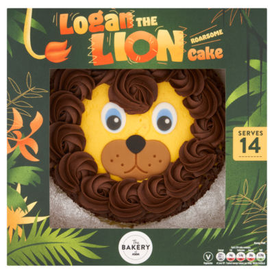 The BAKERY at ASDA Logan the Lion Roarsome Cake