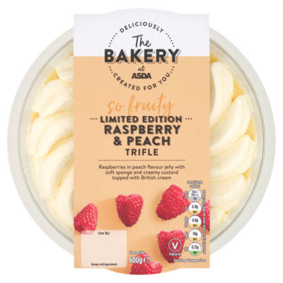 The BAKERY at ASDA So Fruity Limited Edition Raspberry & Peach Trifle 600g