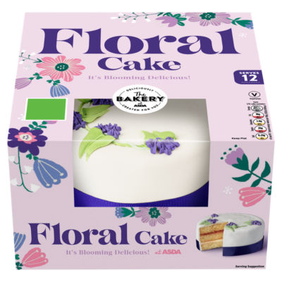 The BAKERY at ASDA Floral Cake