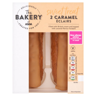 The BAKERY at ASDA 2 Caramel Éclairs