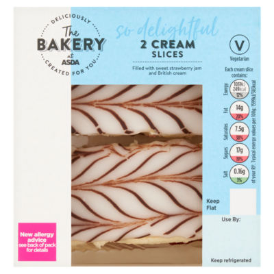 The BAKERY at ASDA 2 Cream Slices