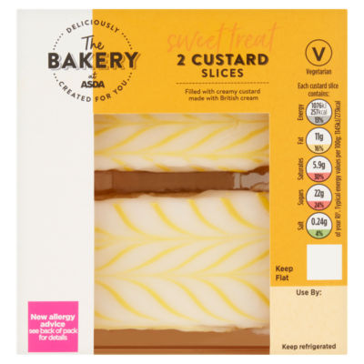 The BAKERY at ASDA 2 Custard Slices