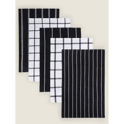 George Home Monochrome Terry Tea Towels