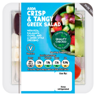 ASDA Crisp & Tangy Greek Salad 160g