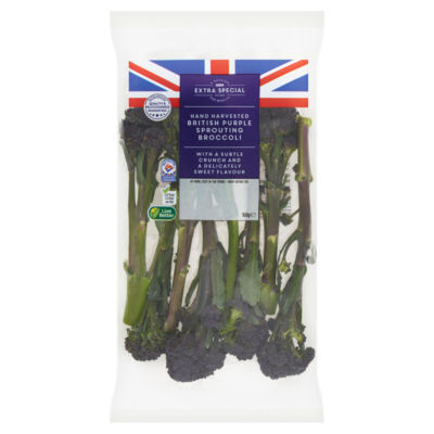 ASDA Extra Special Hand Harvested British Purple Sprouting Broccoli 160g