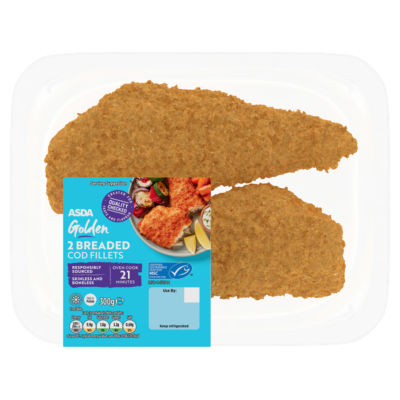 ASDA Golden 2 Breaded Cod Fillets