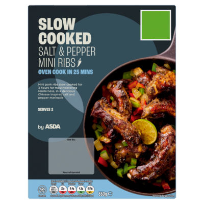 ASDA Slow Cooked Salt & Pepper Mini Ribs 550g