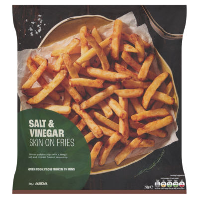 ASDA Salt & Vinegar Skin on Fries 750g