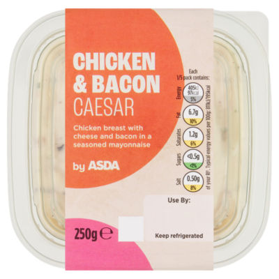 ASDA Chicken & Bacon Caesar 250g