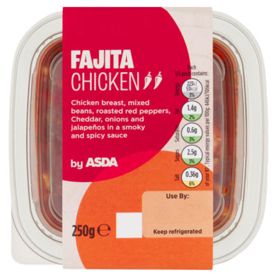 ASDA Fajita Chicken 250g