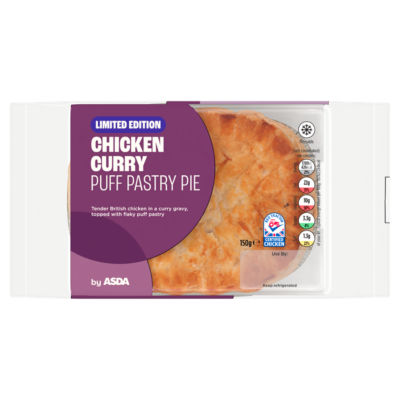 ASDA Limited Edition Chicken Curry Puff Pastry Pie 150g