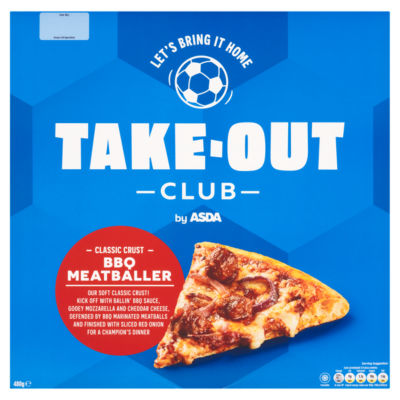 Takeout Club by ASDA Classic Crust BBQ Meatballer 480g