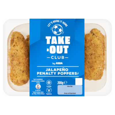 Takeout Club by ASDA Jalapeño Penalty Poppers 200g