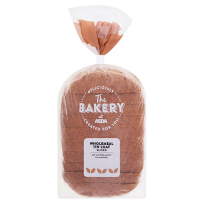 The BAKERY at ASDA Sliced Wholemeal Tin Loaf 400g