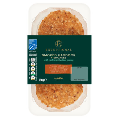 Exceptional by ASDA Smoked Haddock Fishcakes 290g