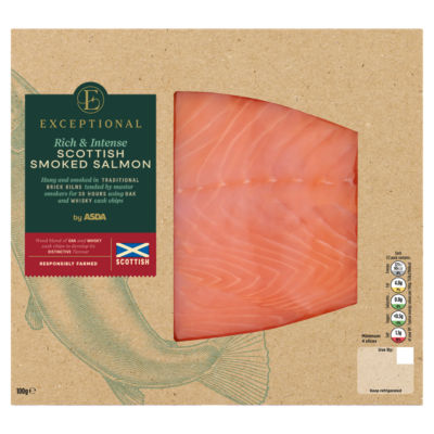 Exceptional by ASDA Scottish Smoked Salmon 100g