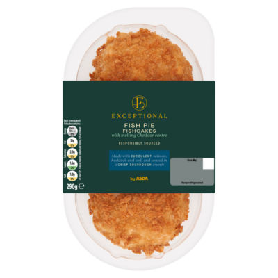 Exceptional by ASDA Fish Pie Fishcakes 290g