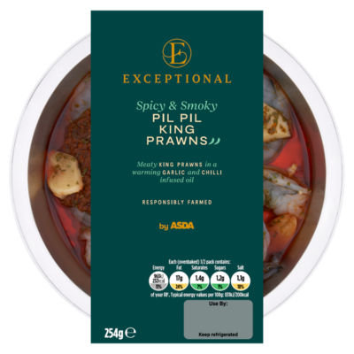 Exceptional by ASDA Pil Pil King Prawns 254g