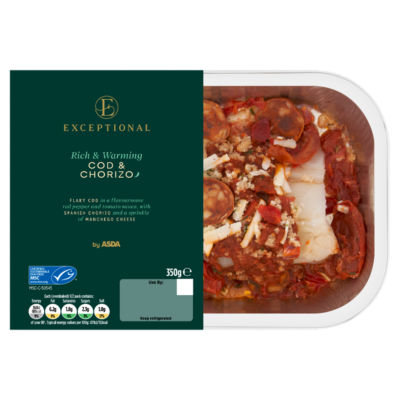 Exceptional by ASDA Cod & Chorizo 350g