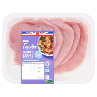 ASDA Tender Turkey Breast Steaks 0.480kg