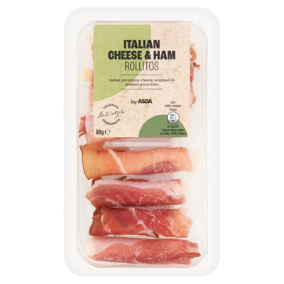 ASDA Italian Cheese & Ham Rollitos 88g